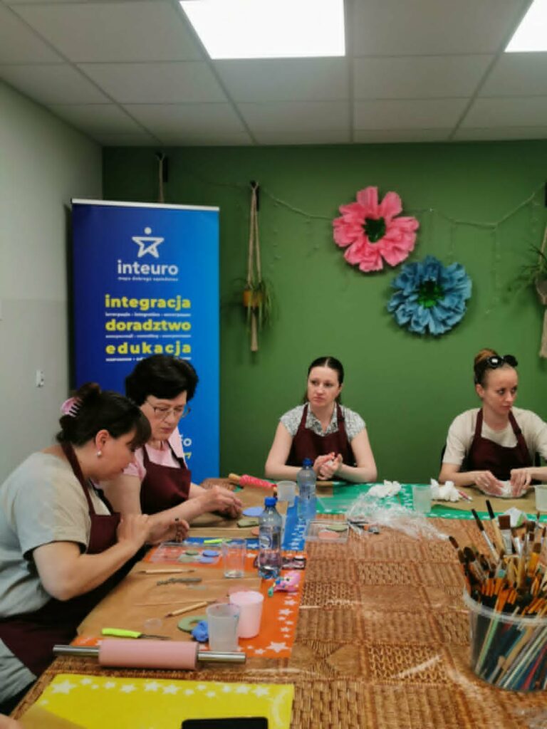 Zajęcia animacyjne prowadzone w ramach projektu INTEURO